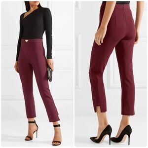 New! Cushnie Et Ochs Fay Stretch-Cady Skinny Straight Trousers 🥀 size 12 NWT!